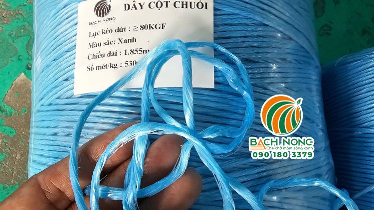 Dây cột chuối màu xanh dương, cuộn dài 1855m