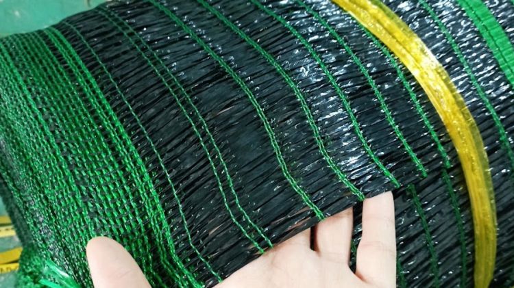 Chi tiết sợi lưới Thái Lan chống tia UV Cấu tạo sợi dẹt dệt thoi của lưới che nắng Thái Lan nhựa HDPE