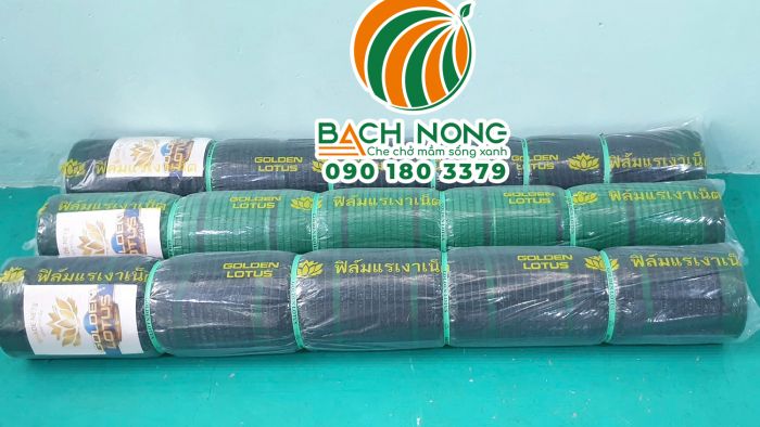 Cuộn lưới che nắng Thái Lan khổ 4m, màu đen và xanh lá