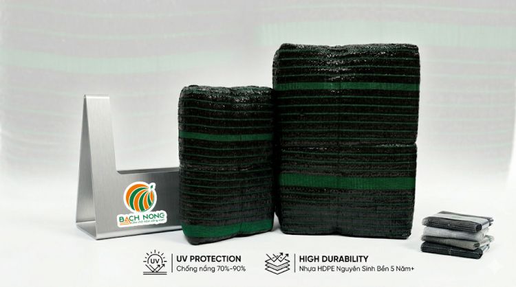 Lưới che nắng Thái Lan chính hãng - Độ che nắng 50% đến 80% Lưới che nắng Thái Lan chất liệu HDPE chống tia UV độ bền 5-7 năm với các khổ 2m 3m 4m.