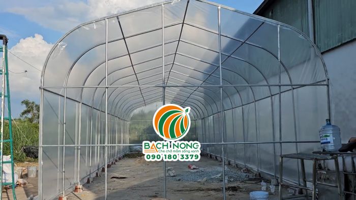 Mẫu nhà màng 100m2 của LƯỚI BÁCH NÔNG