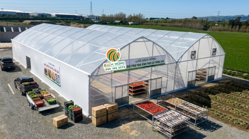 Nhà kính phơi sấy nông sản