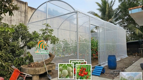 Bộ nhà màng trồng rau mini tự lắp ráp tại nhà