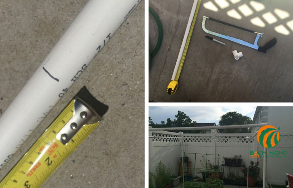 Cắt ống theo kích thước đã đo